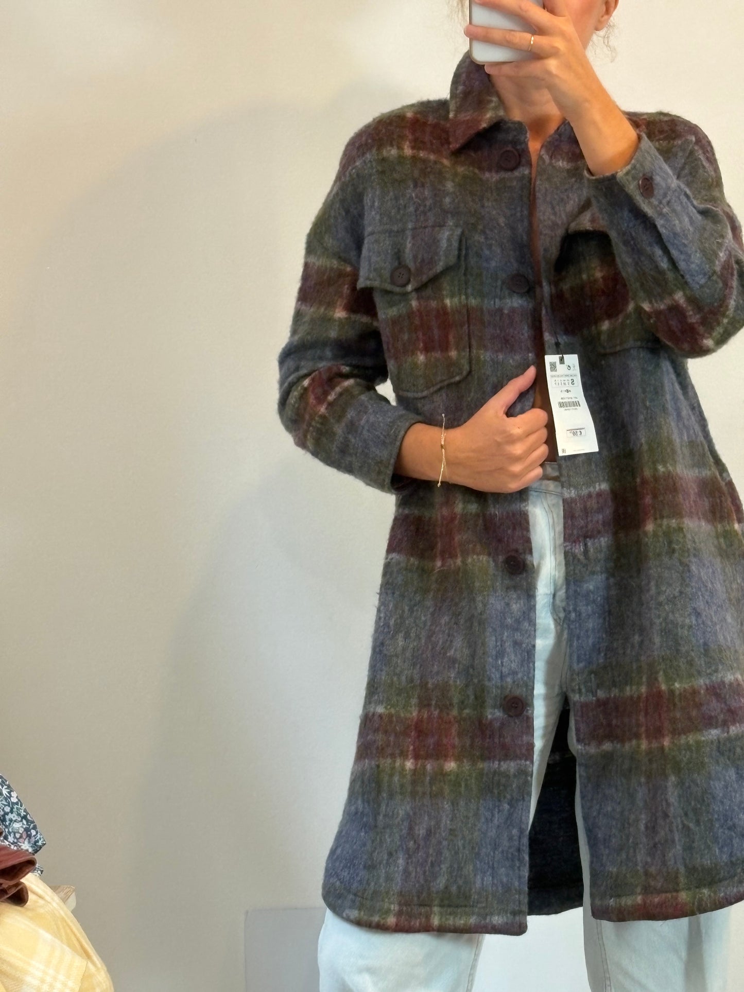 OTHERS. Long knit dress with neckline detail. TS