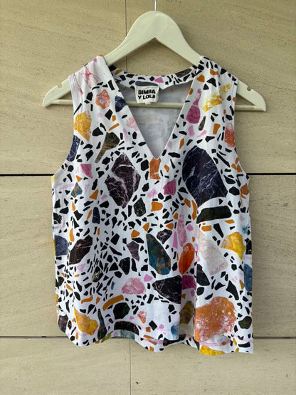 BIMBA Y LOLA. Top algodón colores