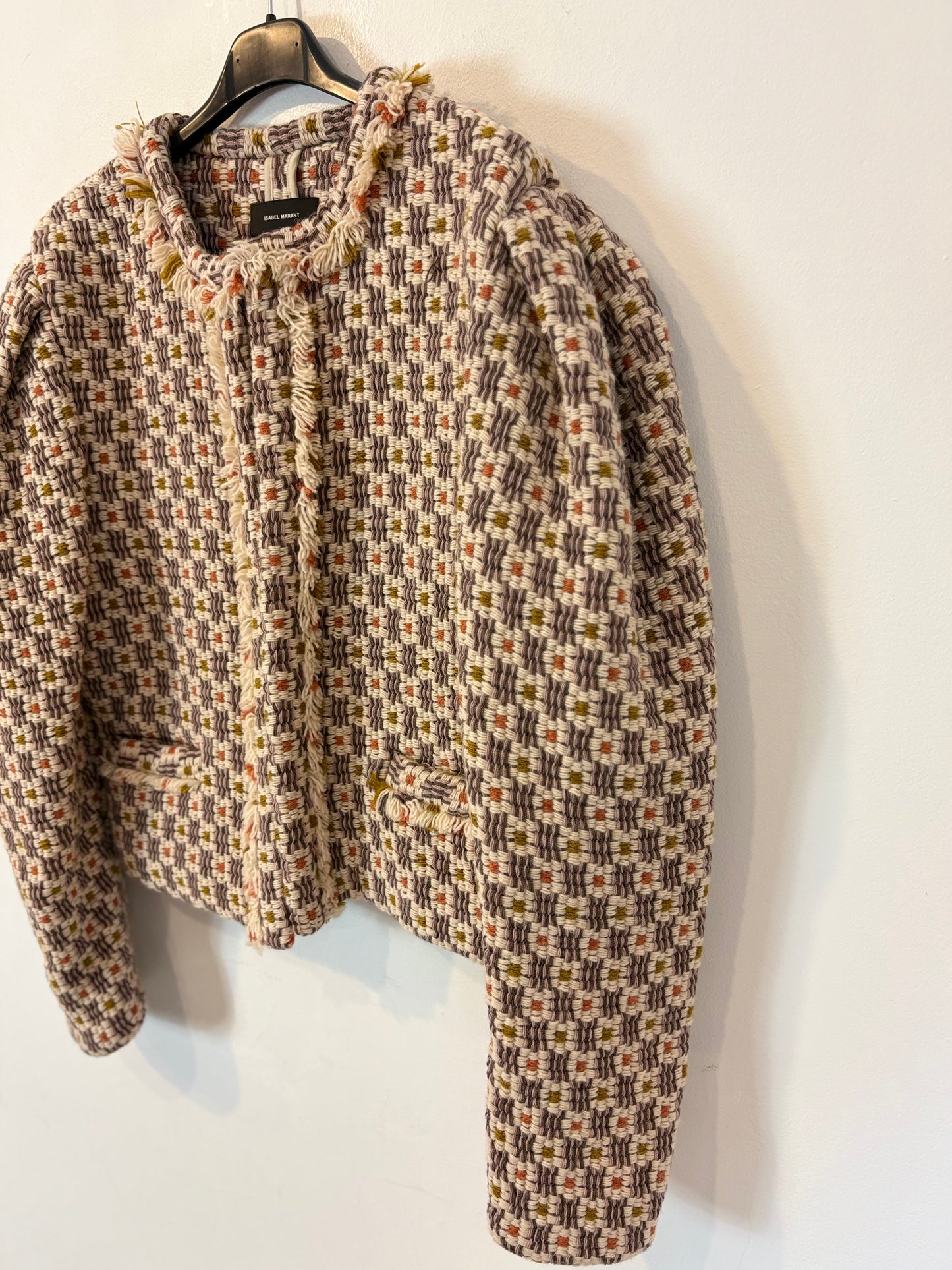 ISABEL MARANT. Chaqueta tweed multicolor