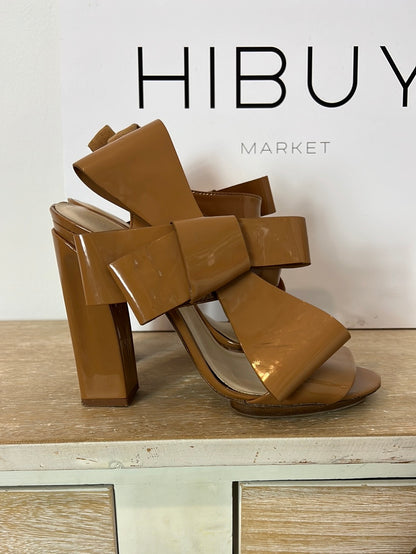 DEL POZO. Sandalias lazada marrón T.40 (Tara)