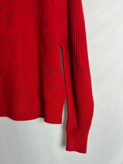 SFERA. Jersey rojo detalle hombros.T M