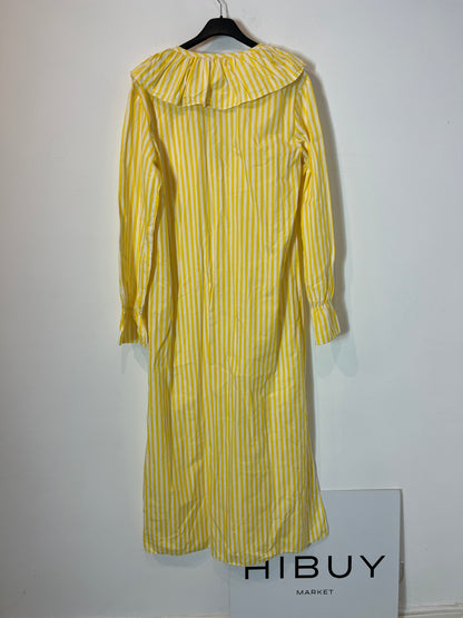 POPPELIN. Vestido largo rayas T.s