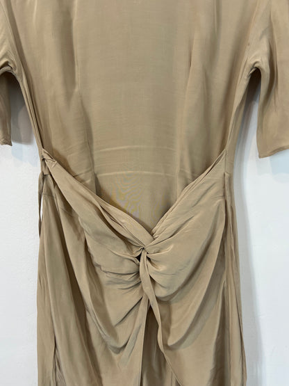 & OTHER STORIES. Vestido beige detalle cintura
