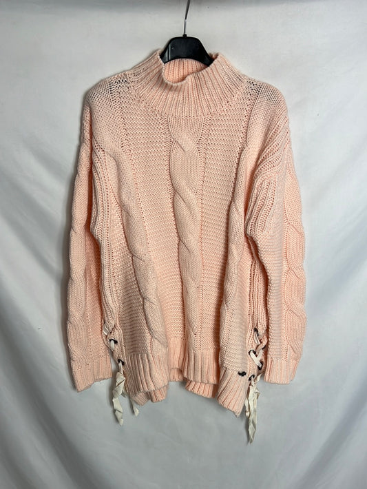 KORALLINE. Jersey rosa ochos. T M/L