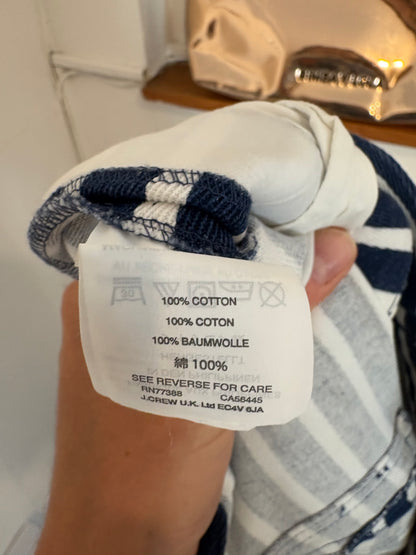 J CREW. Pantalón rayas abotonado