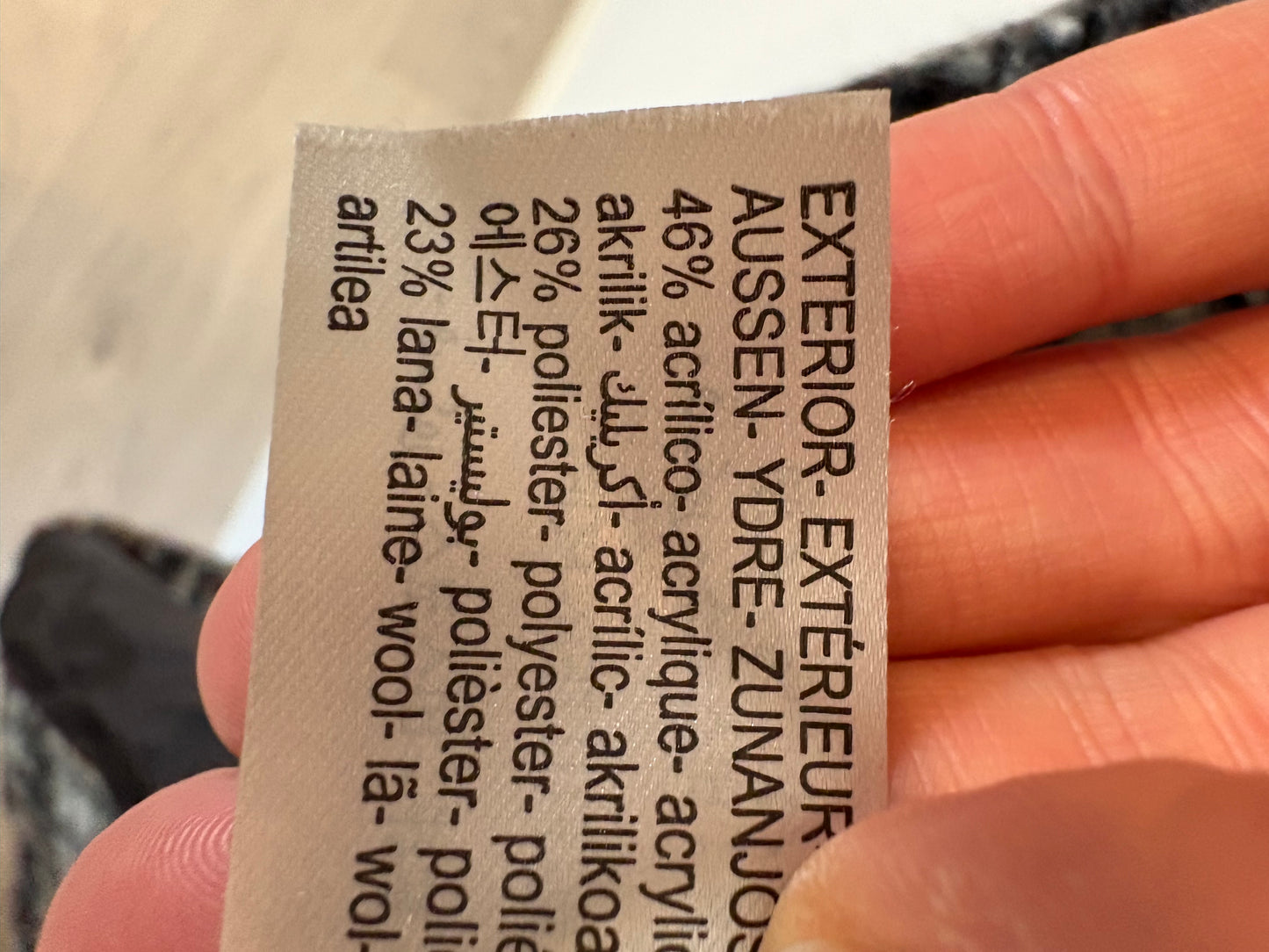 ZARA. Black stretch knit top. TL