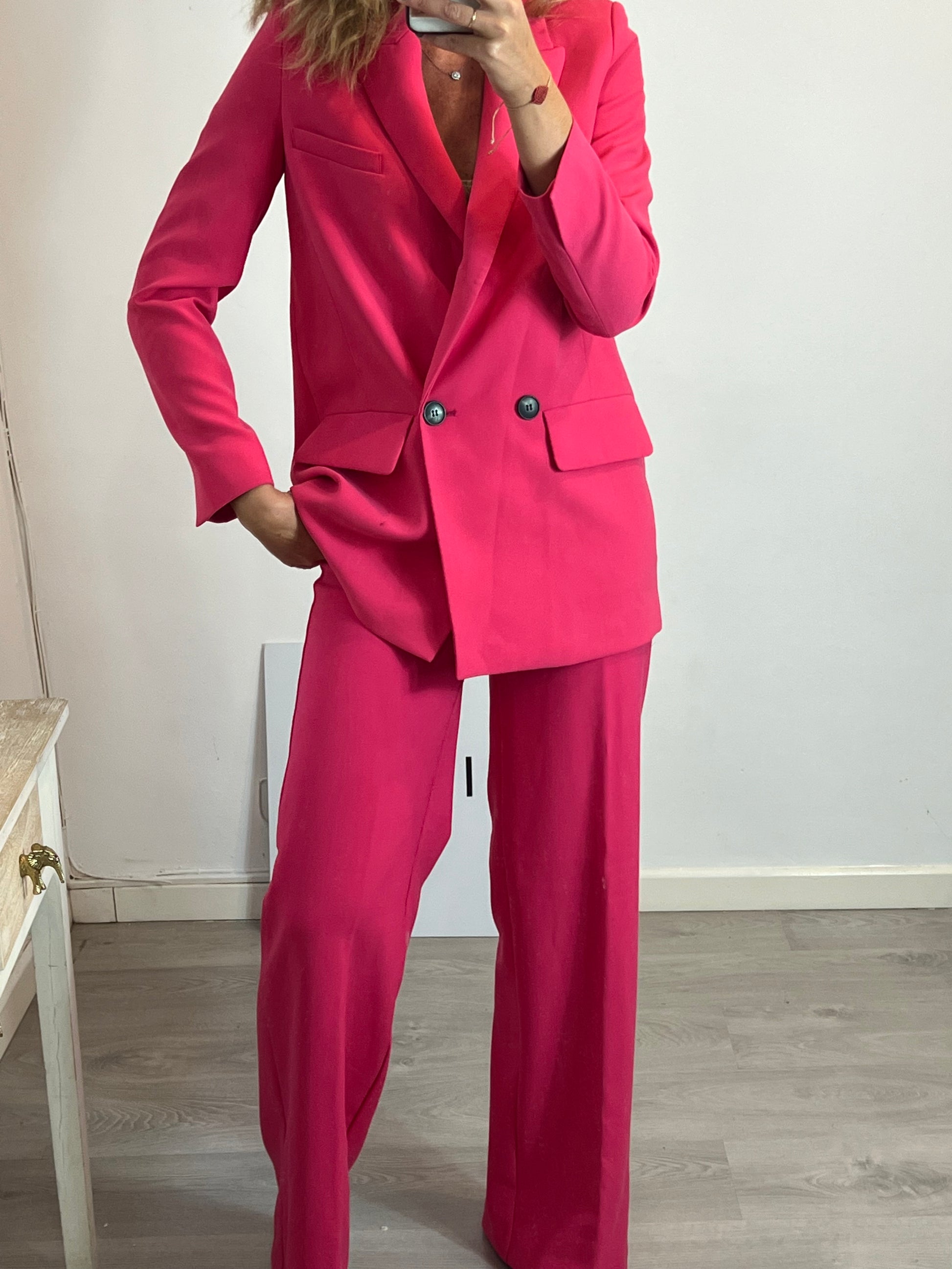 Jeans Pantalon Rosa Fucsia Zara Pantalon Rosa Pantalones Zara