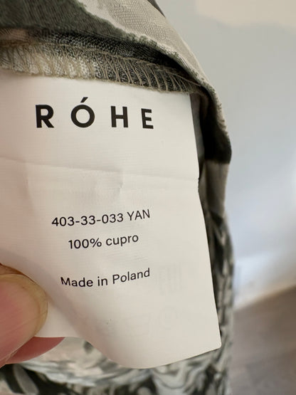 ROHÉ. Vestido estampado verde TU(S)