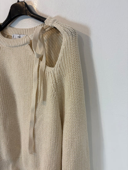 MASSIMO DUTTI. Short green skirt with pocket T.xs