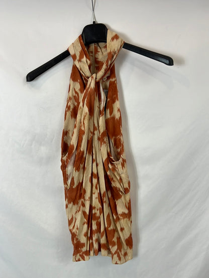 MASKU. Top escote halter tie dye T.m