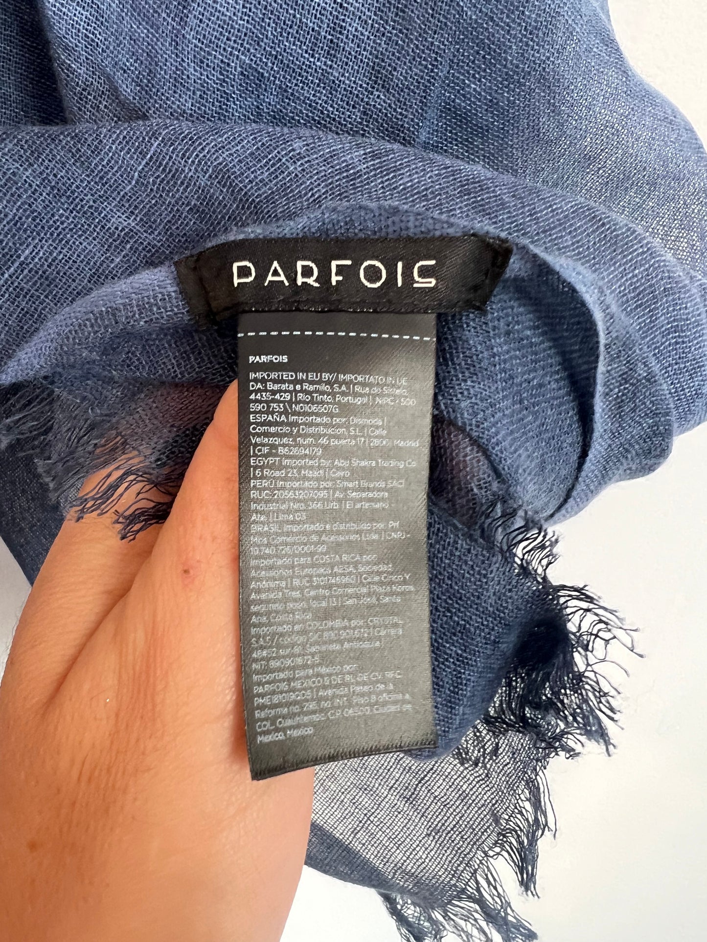 PARFOIS. Pañuelo azul