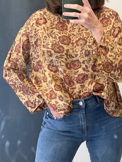 MASSCOB. Top flores fluido. T XS