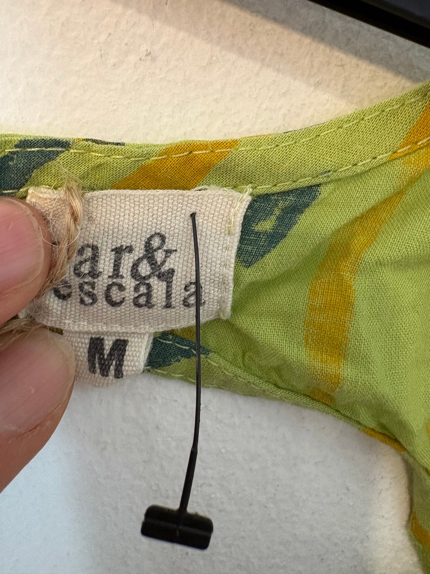 PAR & SCALA. Vestido largo estampado aberturas