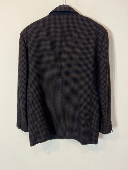 PAZ ZILERI. Checked wool jacket. Size 52