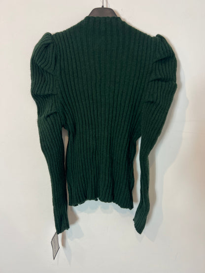 TOWERS BY ANDREA. Green cable knit top/sweater Tu(S)