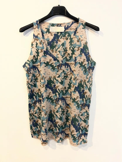 ZADIG &amp; VOLTAIRE. Printed cashmere top. T.S.