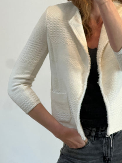 COMPTOIR DES COTONNIERS. Chaqueta tweed con algodón. T 36