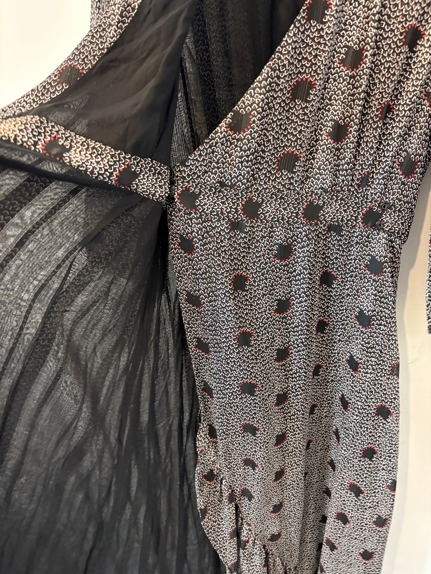 BA&SH. Vestido asimétrico cruzado