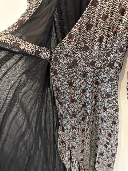 BA&SH. Vestido asimétrico cruzado