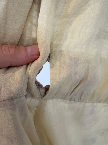 VANESSA BRUNO. Vestido corto cruzado seda. T 34