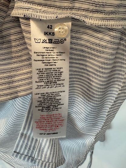 IKKS. Camisa rayas fluida