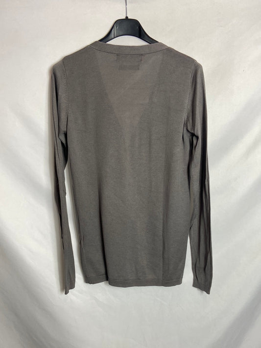 ZARA. Ts fine grey cardigan