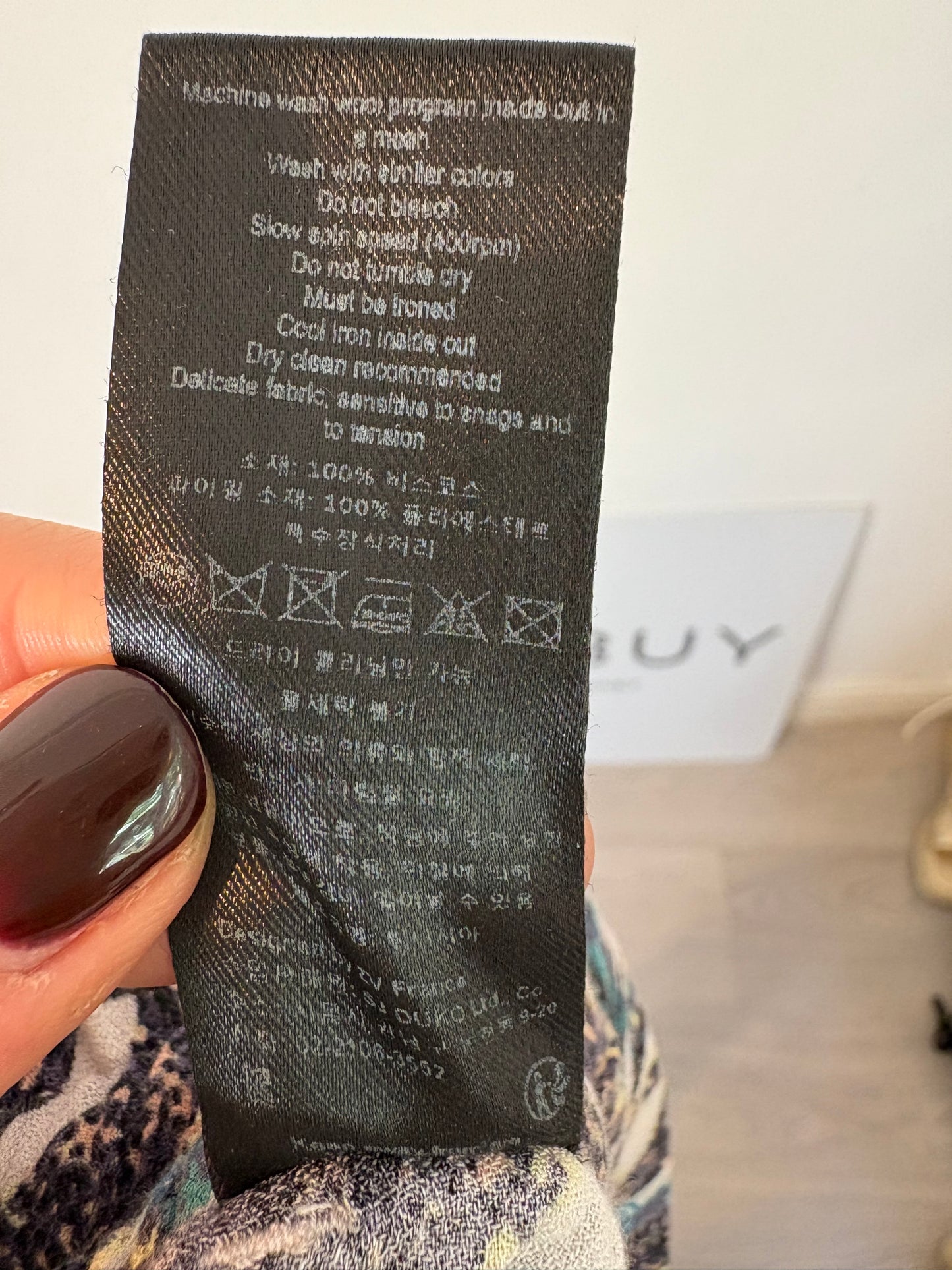 ZADIG&VOLTAIRE. Pantalón fluido estampado tropical. T 36