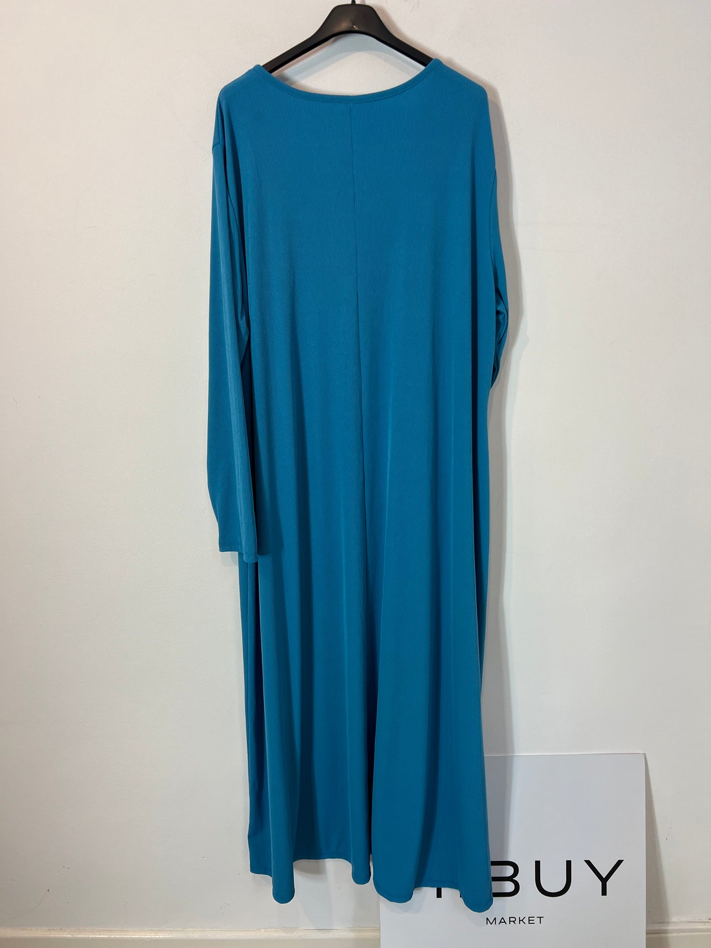 OTHERS. Turquoise ribbed dress S.3XL