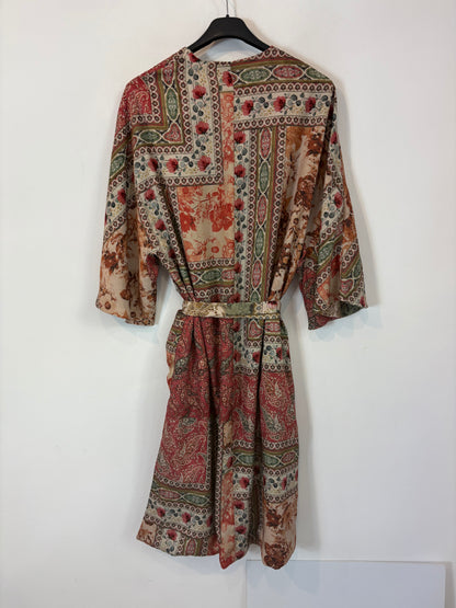 ZARA. Kimono largo reversible