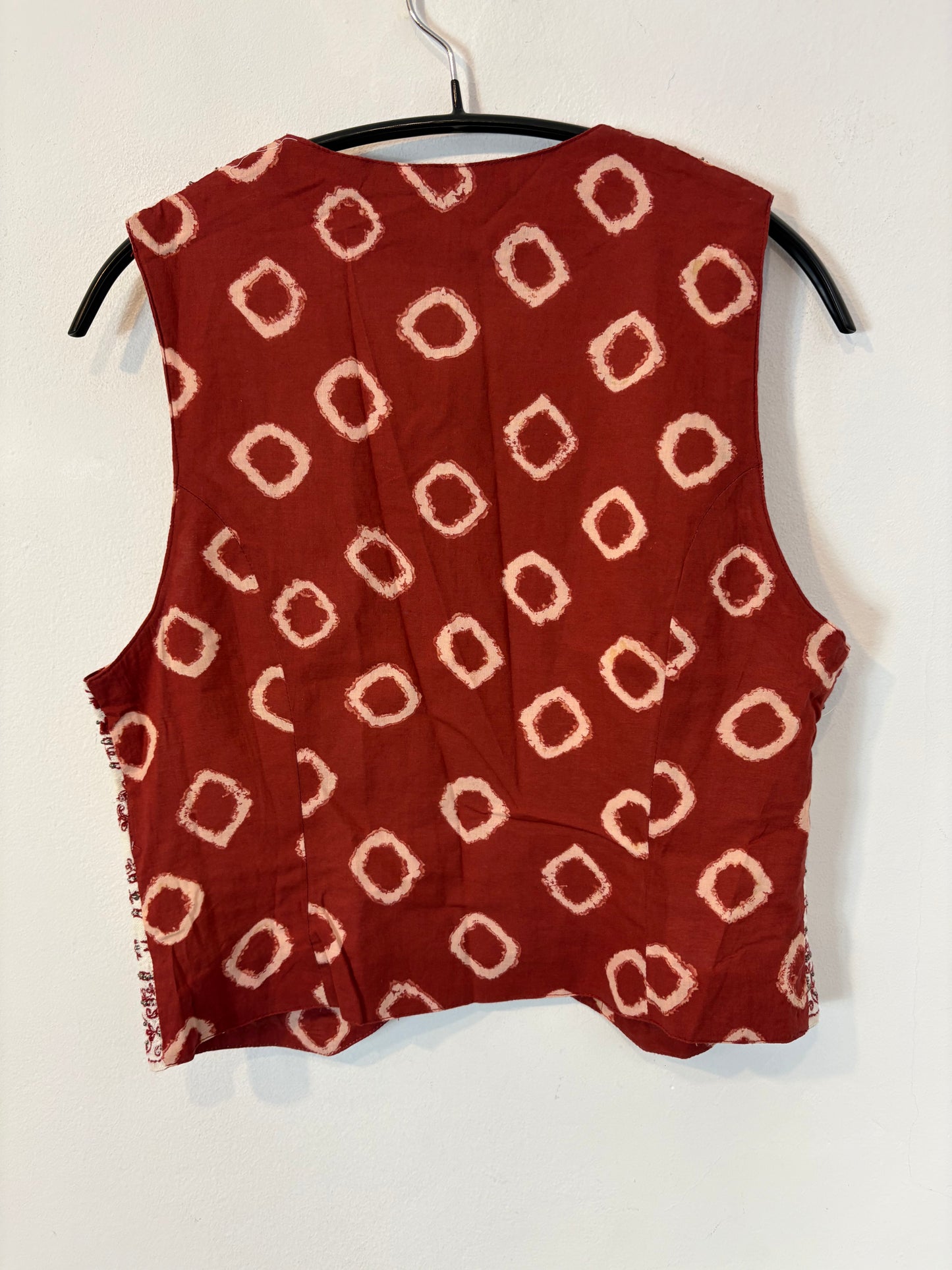 CHERRIES. Flowy purple top. Size XL