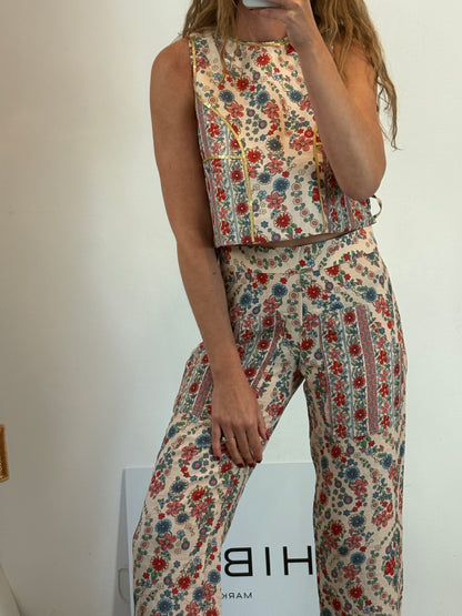 JOSEPHINE. Chaleco estampado textura
