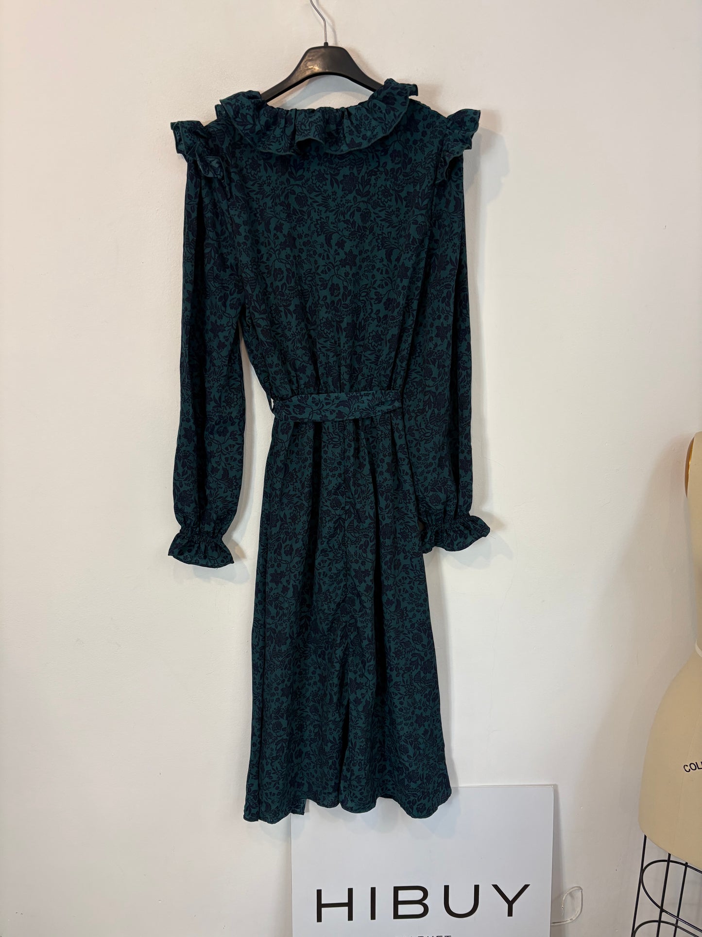 OTRAS. Vestido midi estampado fluido