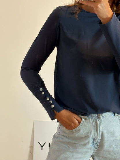 BIMANI. Flowy blue blouse Tm
