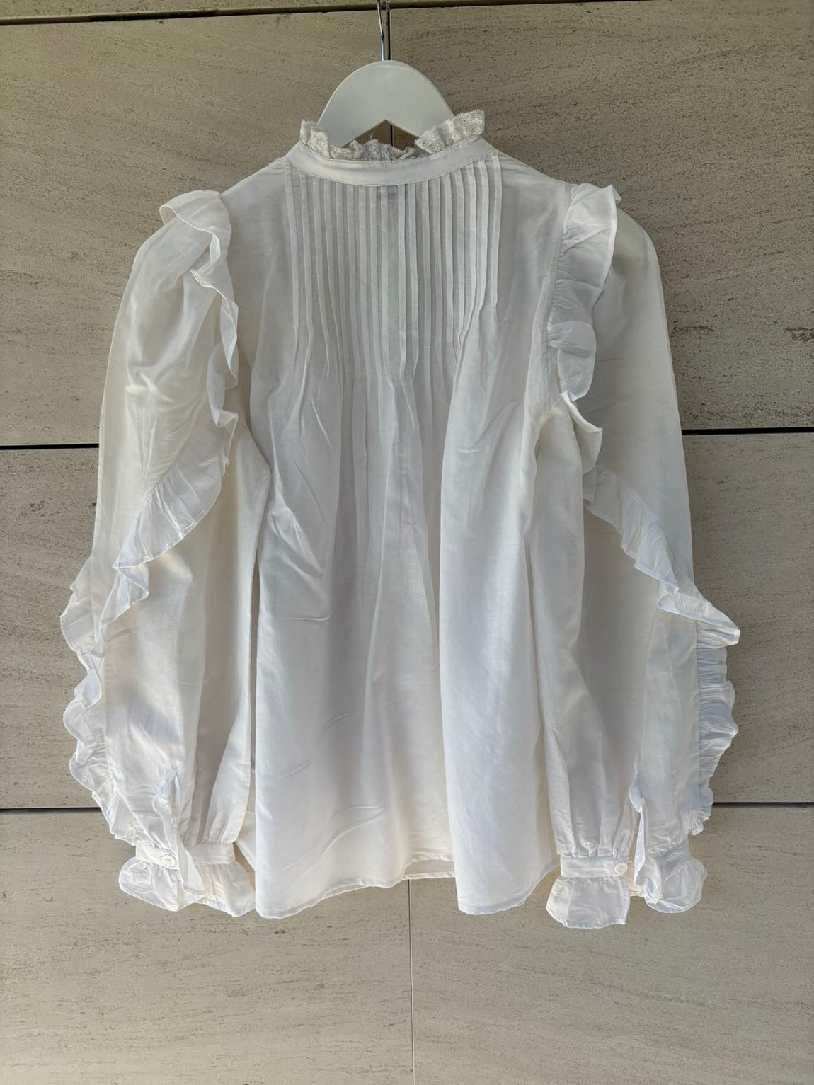 ZADIG&VOLTAIRE. Blusa blanca vaporosa