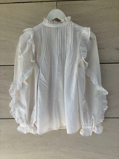 ZADIG&VOLTAIRE. Blusa blanca vaporosa