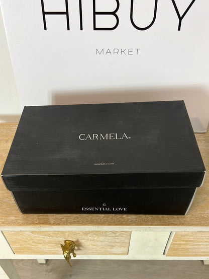 CARMELA. Sandalia plataforma piel. T 40