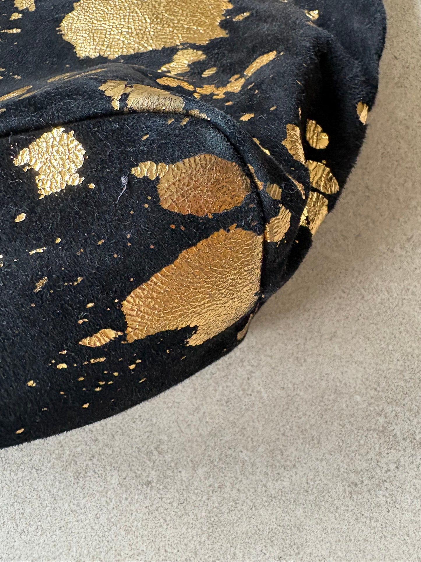 ZADDIG & VOLTAIRE. Bolso tote piel dorados