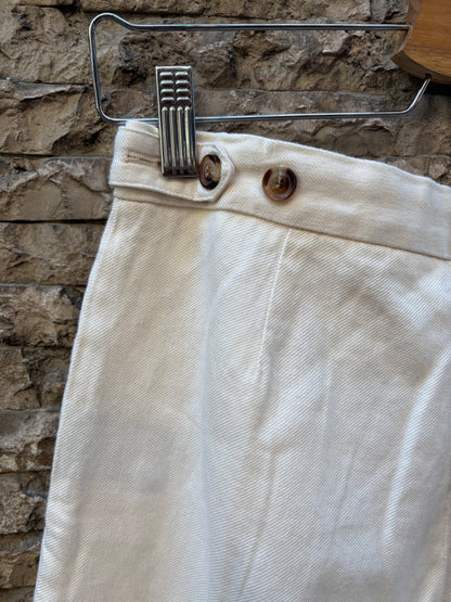 SOEUR. Pantalón pinzas color crudo