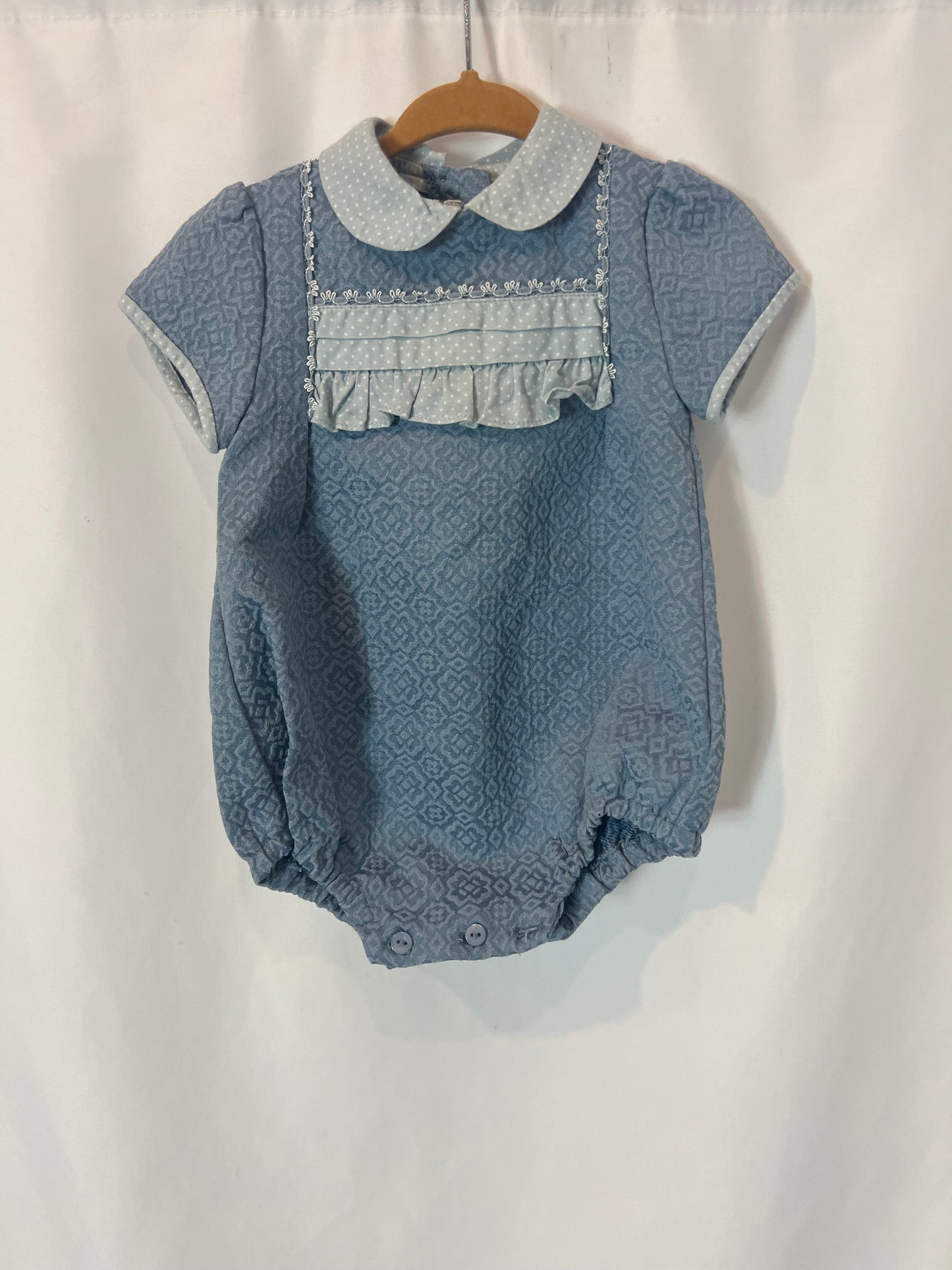 OTRAS. Ranita azul textura y detalles. T 9 meses