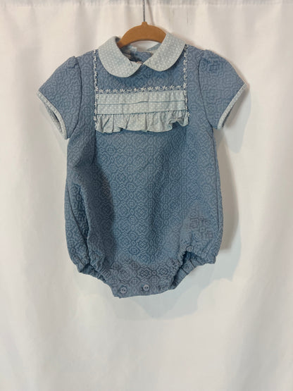 OTRAS. Ranita azul textura y detalles. T 9 meses