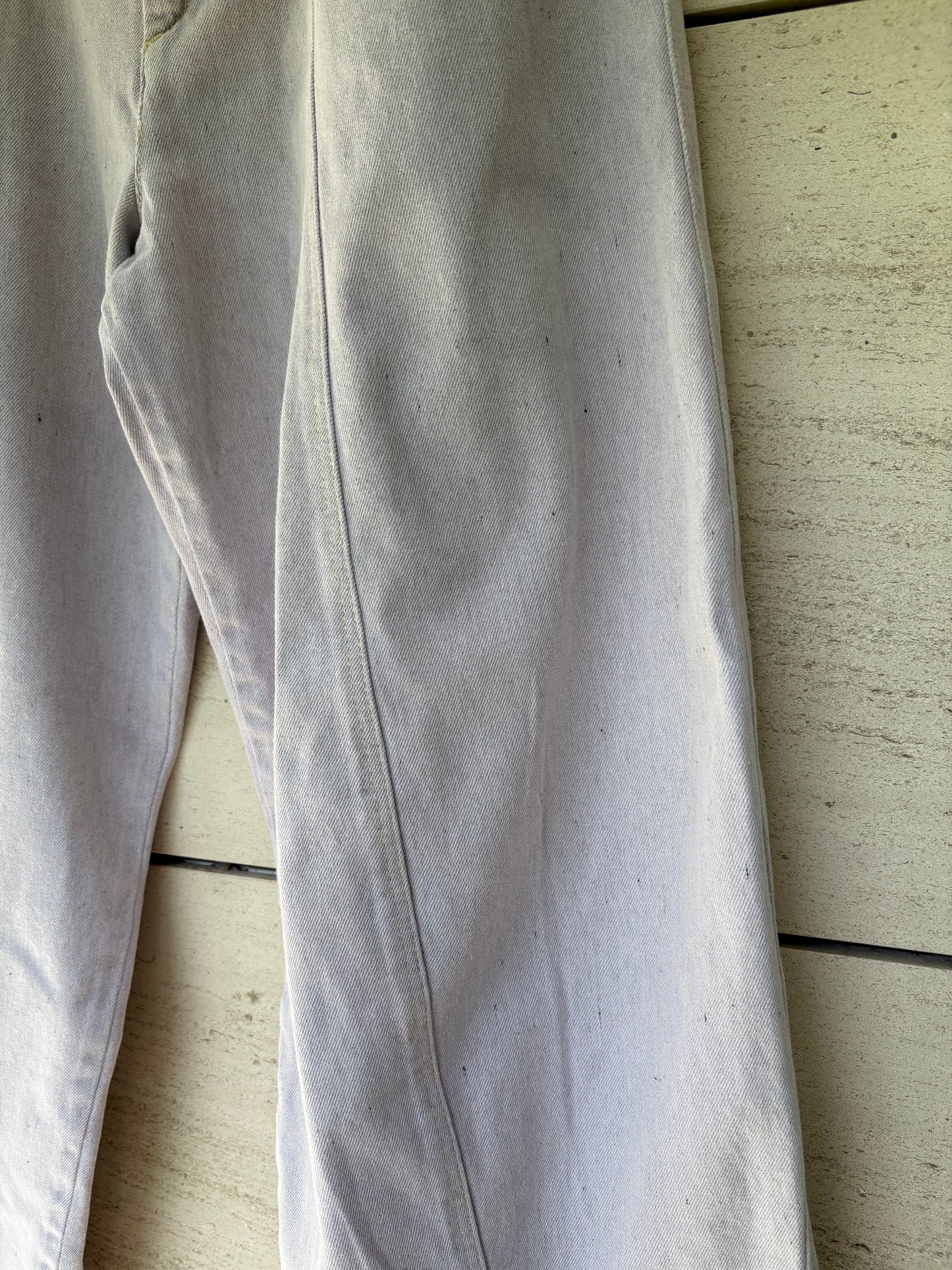 ISABEL MARANT. Denim recto malva claro. T 36