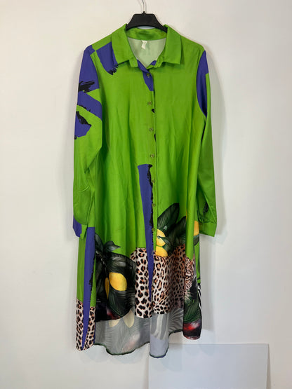 OTRAS. Vestido largo camisero  TU(S/M)