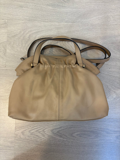 LATOUCHE. Bolso topo piel doble asa