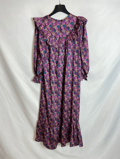 OTHERS. Purple floral dress Your(s)