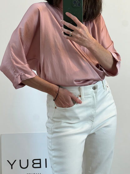 TCN. Top seda rosas claro. T S