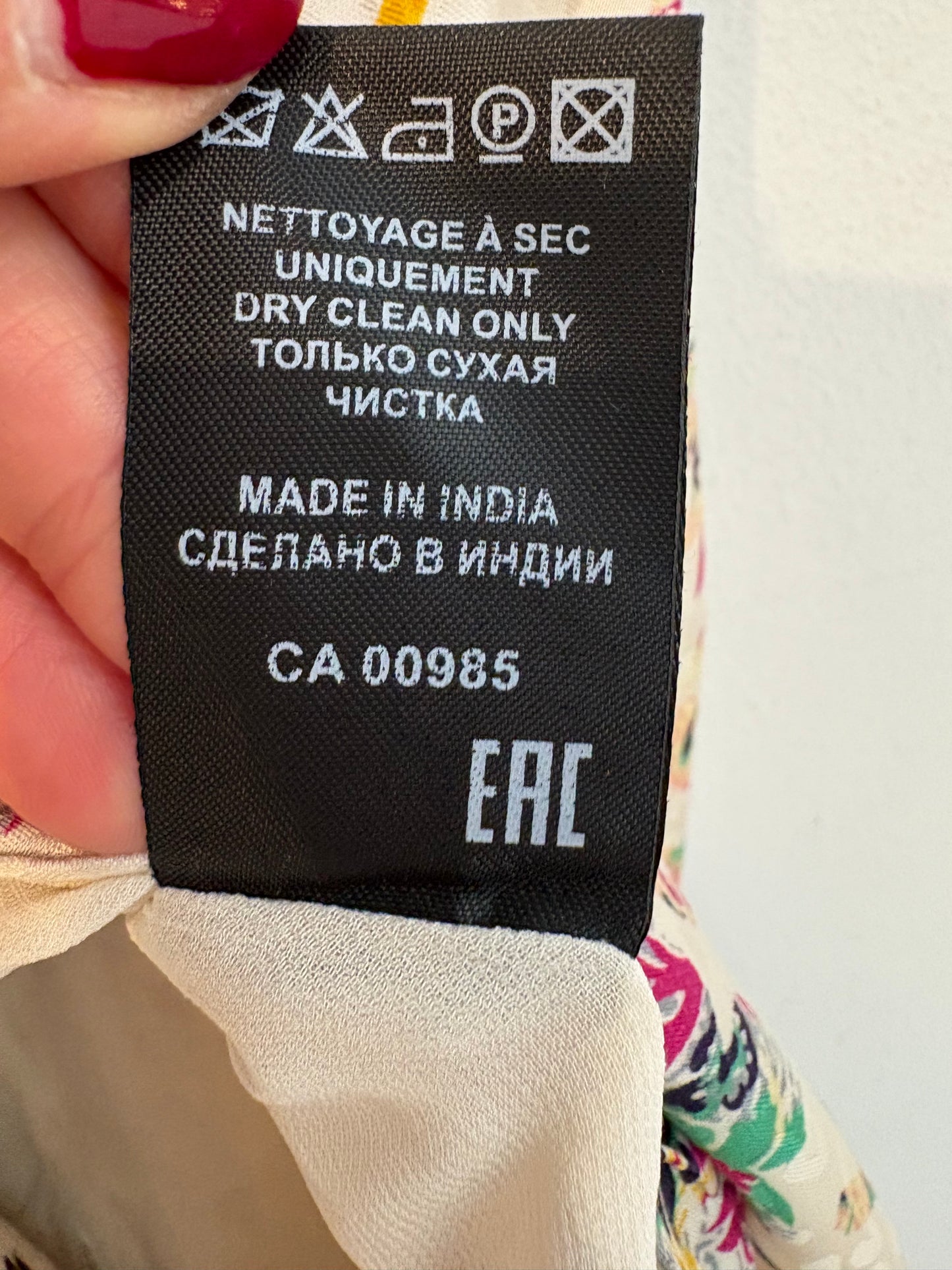 ISABEL MARANT ÉTOILE. Falda larga estampada fruncido