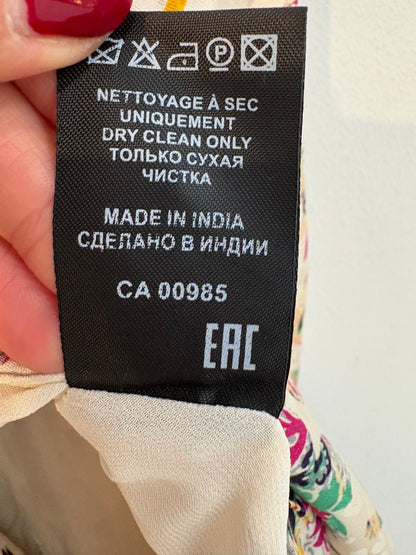 ISABEL MARANT ÉTOILE. Falda larga estampada fruncido