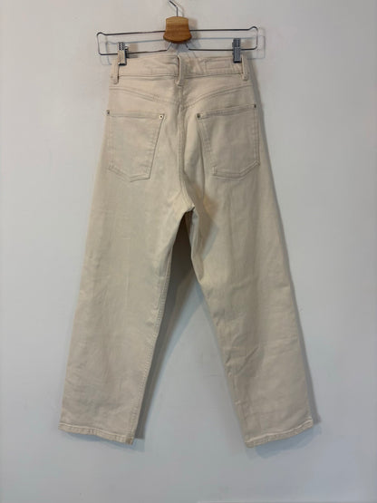 MASSIMO DUTTI. Denim color crudo recto