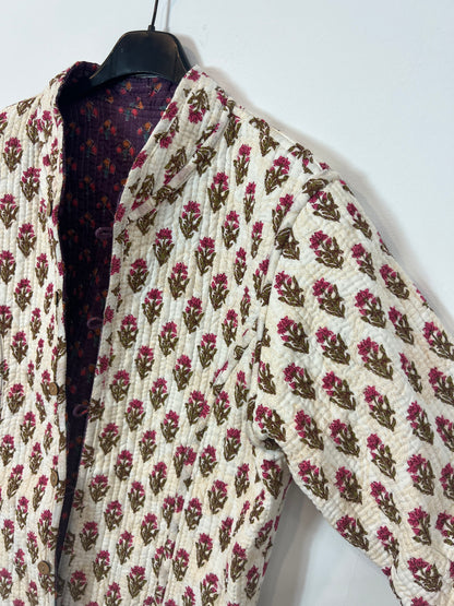 OTRAS. Chaqueta reversible flores T(u(xs/s)