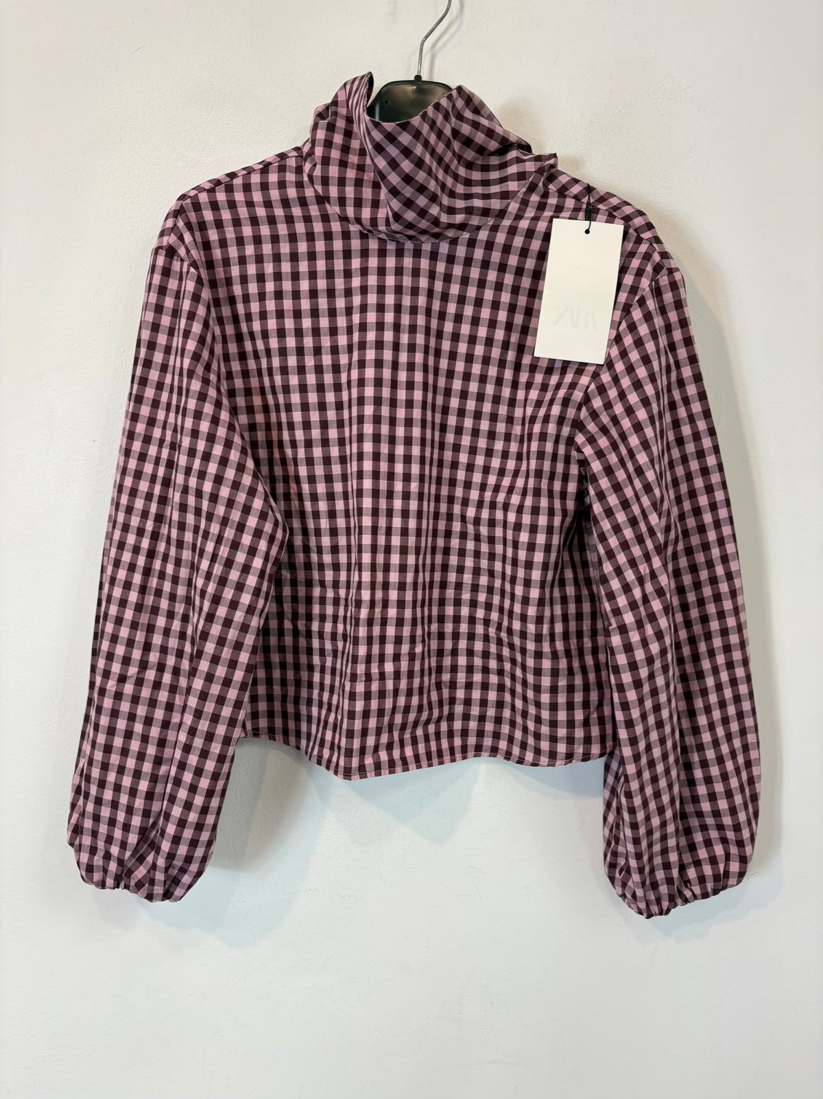 ZARA. Blusa vichy lazada